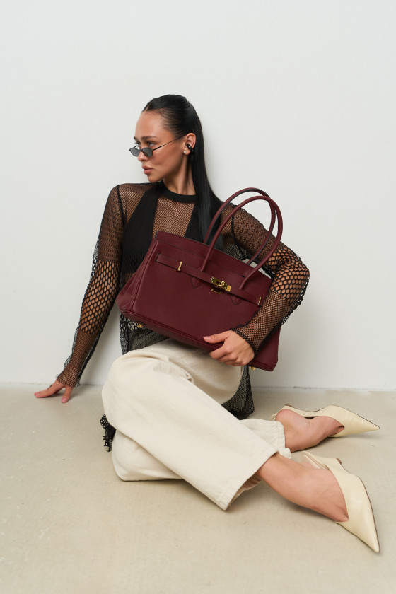 ARMIN BAG BURGUNDY