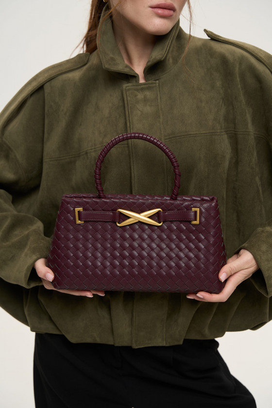 ASMA BAG BURGUNDY
