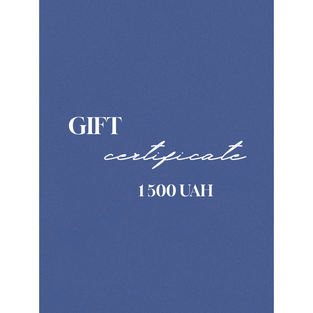 GIFT CERTIFICATE 