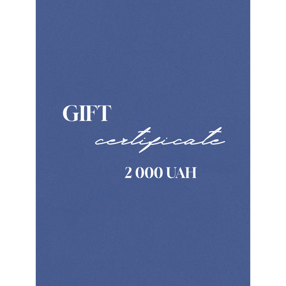 GIFT CERTIFICATE 