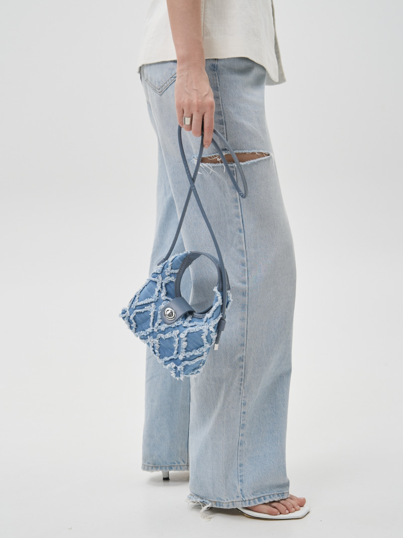 DENIM BAG BLUE
