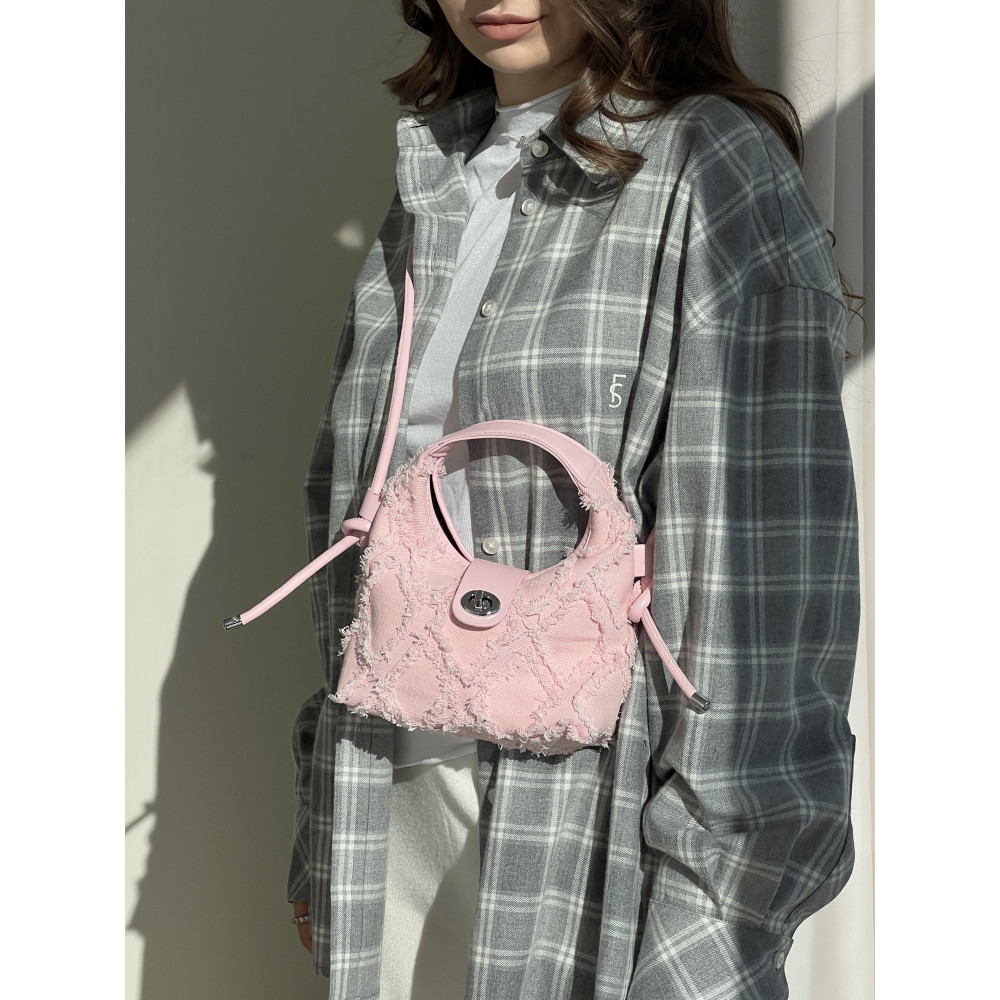 DENIM BAG PINK