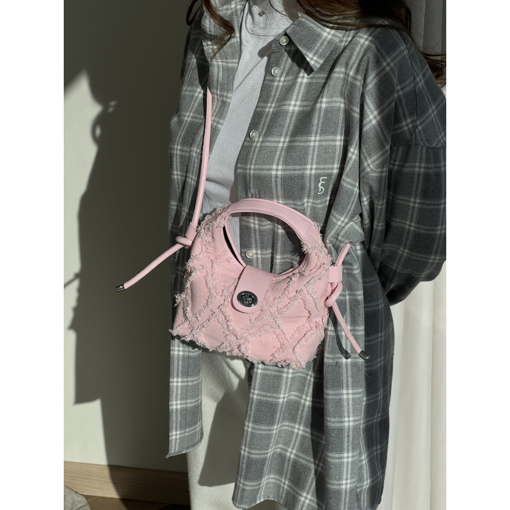 DENIM BAG PINK