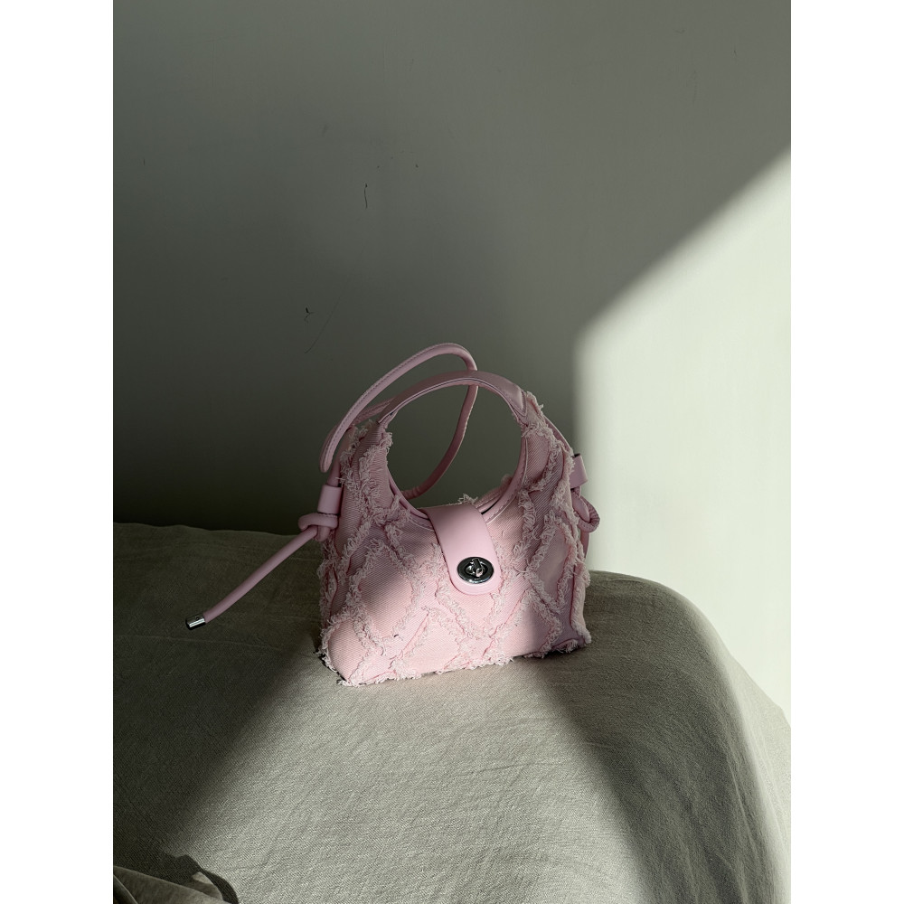 DENIM BAG PINK