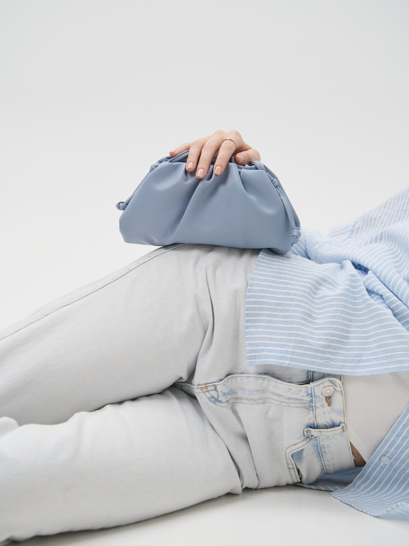 LOUISE BAG MINI BLUE