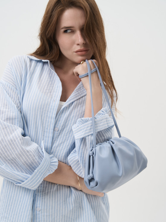 LOUISE BAG MINI BLUE