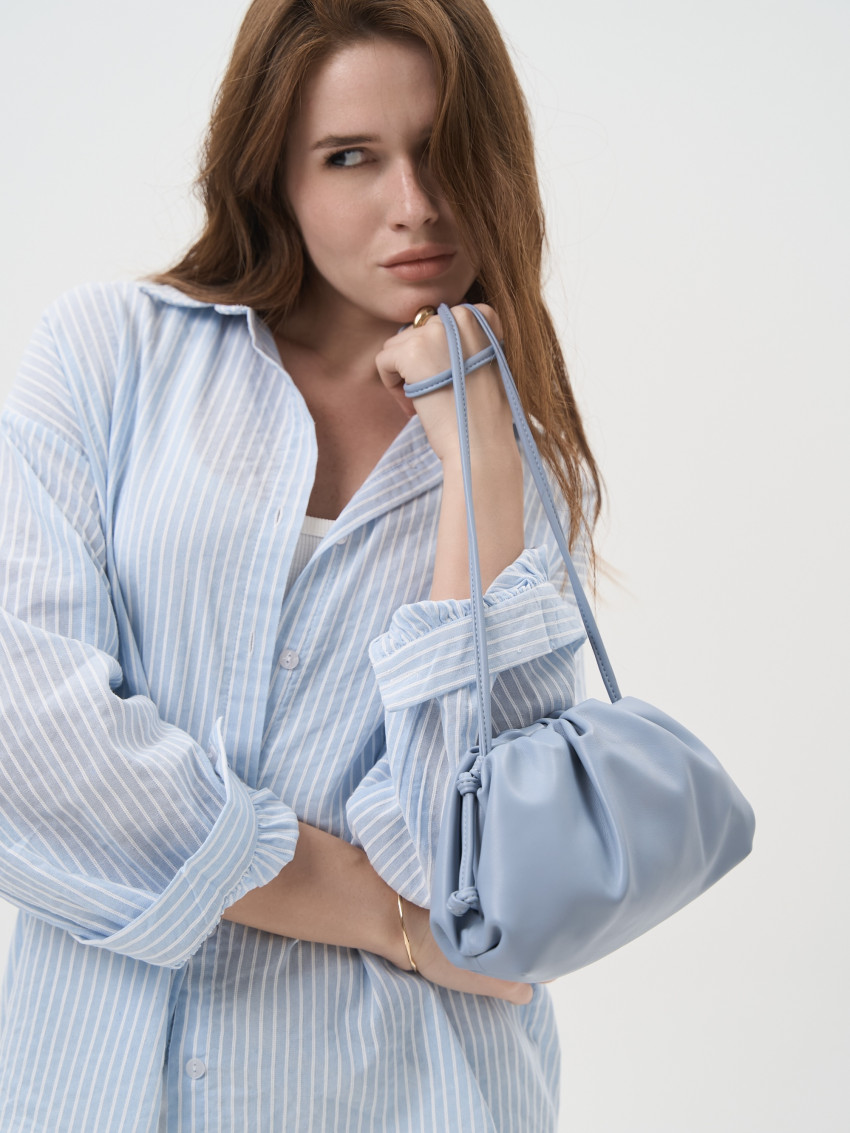 LOUISE BAG MINI BLUE