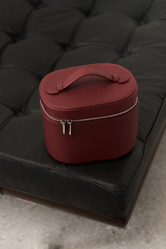 MAKE-UP BAG BURGUNDY